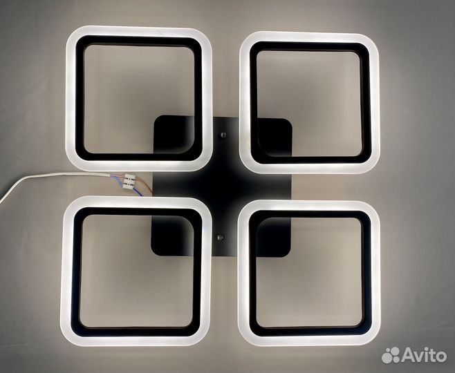 Люстра светодиодная Люмис 4 лампы с пультом