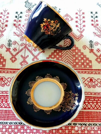 Кобальтовый кофейный duet Довбыш