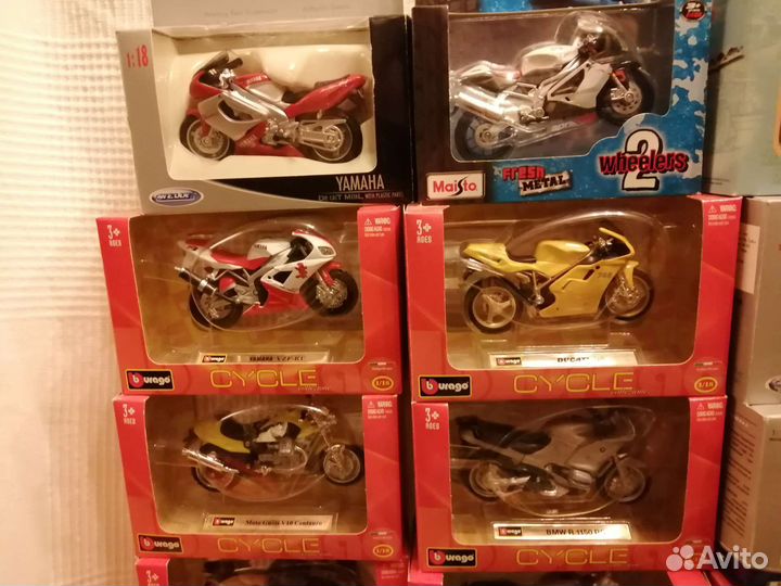 Модели мотоциклов 1:18