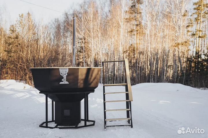 Банный чан из металла