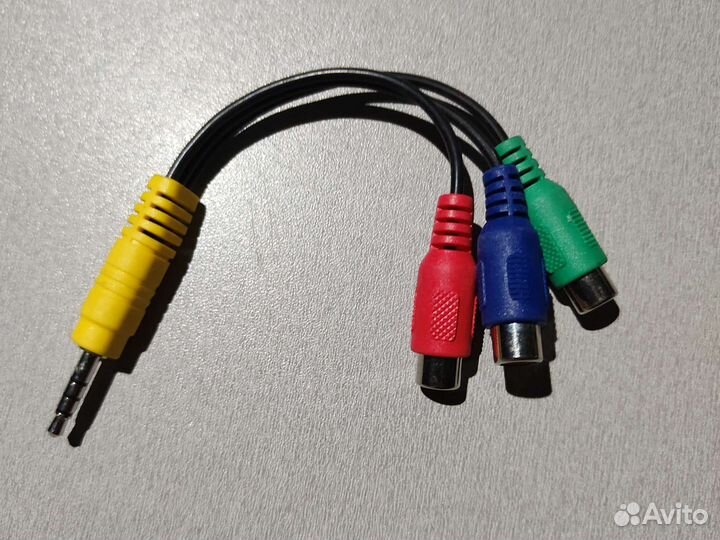 Кабель 3.5мм jack - RCAx3