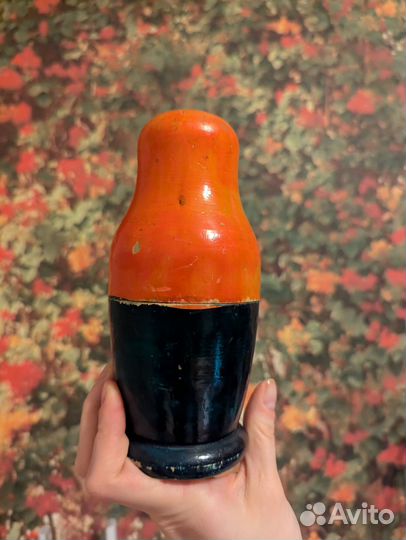 Деревянная матрешка СССР 1970 г