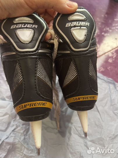 Коньки хоккейные детские Bauer 27 размер