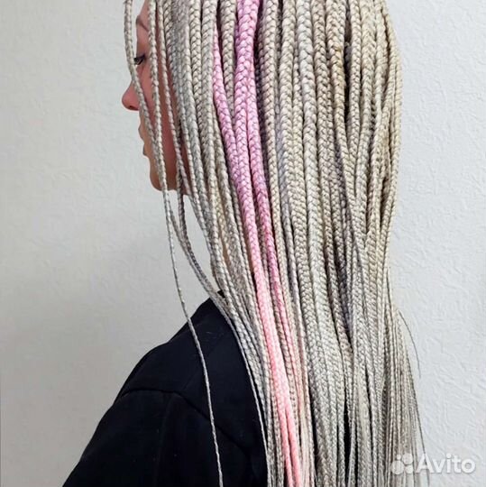 Афрокосы, афролоконы, зизи, брейды в хвост