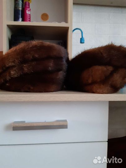 Норковые шапки,песцовый воротник