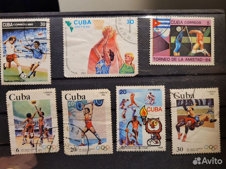 Марки СССР Куба sport