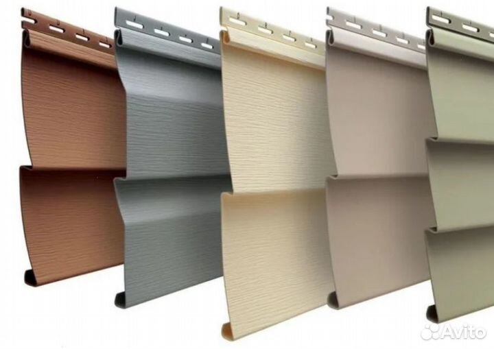 Сайдинг разных цветов