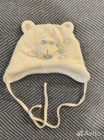 Шапка для мальчика mothercare 38 40 р