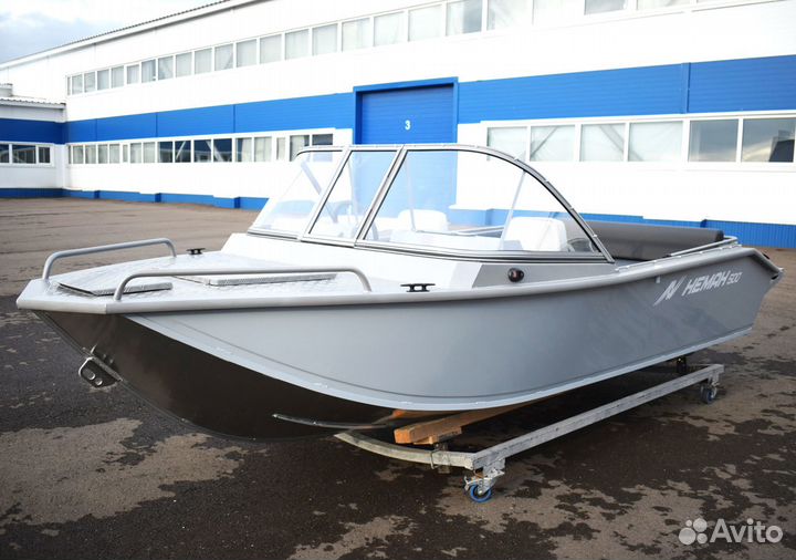 Новая алюминиевая моторная лодка Неман 500 Pro