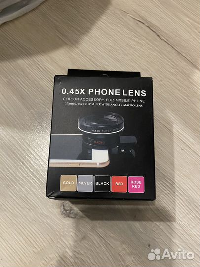 Новая макролинза для телефона