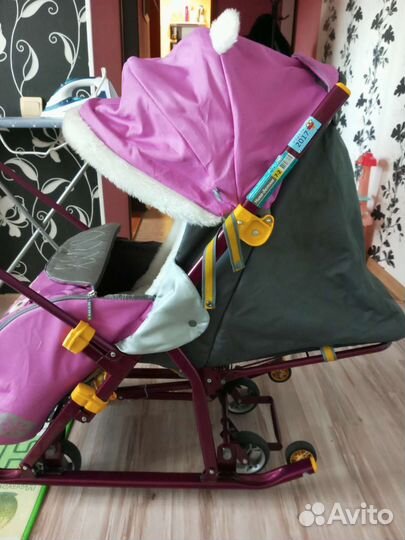 Санки-коляска Nika 7-2 Новые