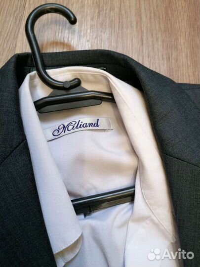 Школьный костюм для мальчика 128 серый