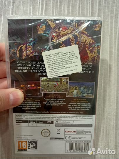 Nintendo switch GetsuFumaDen: Undying Moon