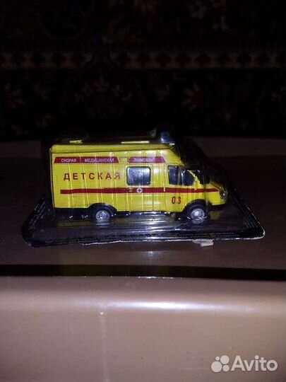 Модель Газель Семар Скорая Помощь.Детская 1:43