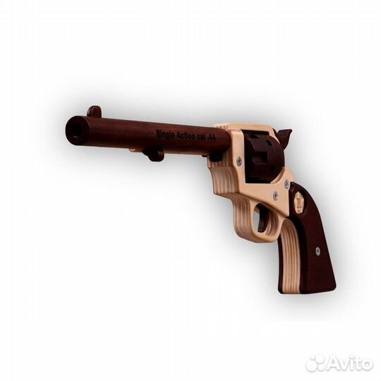 Сборная деревянная модель revolver Кольт М1873 (ta