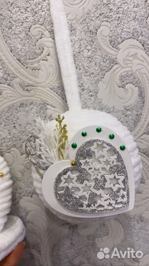 Новогодняя поделка в сад/школу.Заяц.Шар