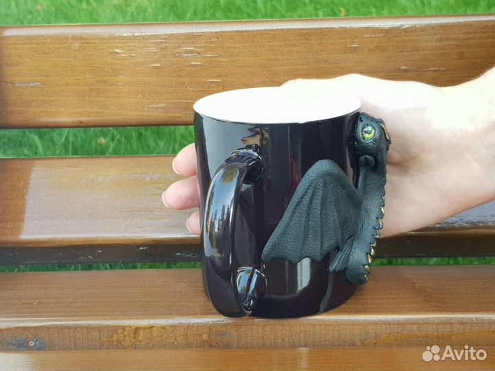 Чашка кружка хамелеон приручить дракона Беззубика