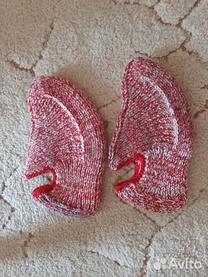 Носки следки шерстяные