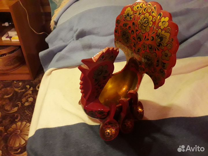 Хохлома братина с 6 ковшами