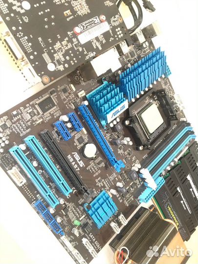 Комплетк пк, материнская плата ам3+, fx