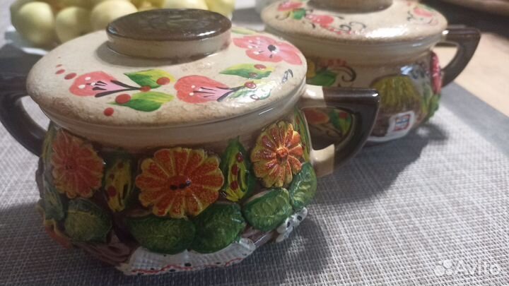 Горшочки керамические для запекания