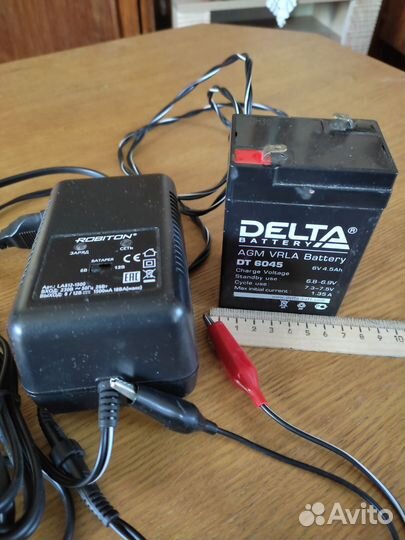Зарядное устройство, robiton, аккумулятор delta