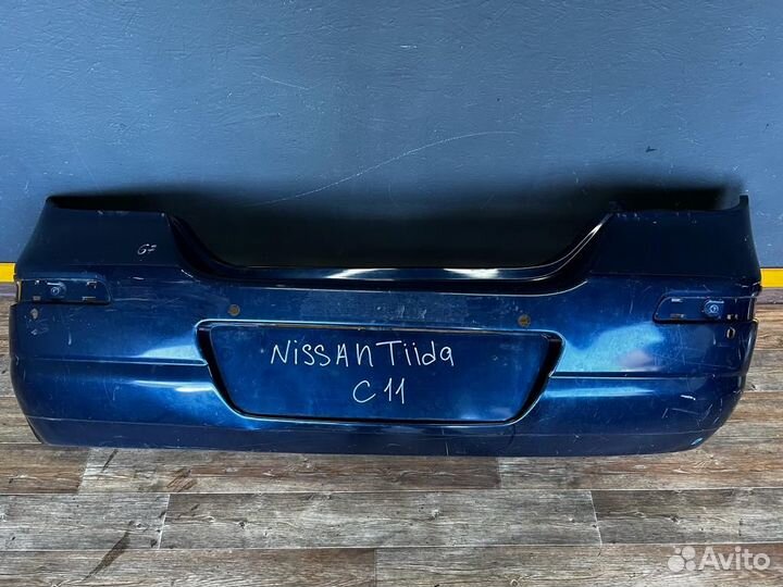 Задний бампер Nissan Tiida C11(Седан/хетчбэк)