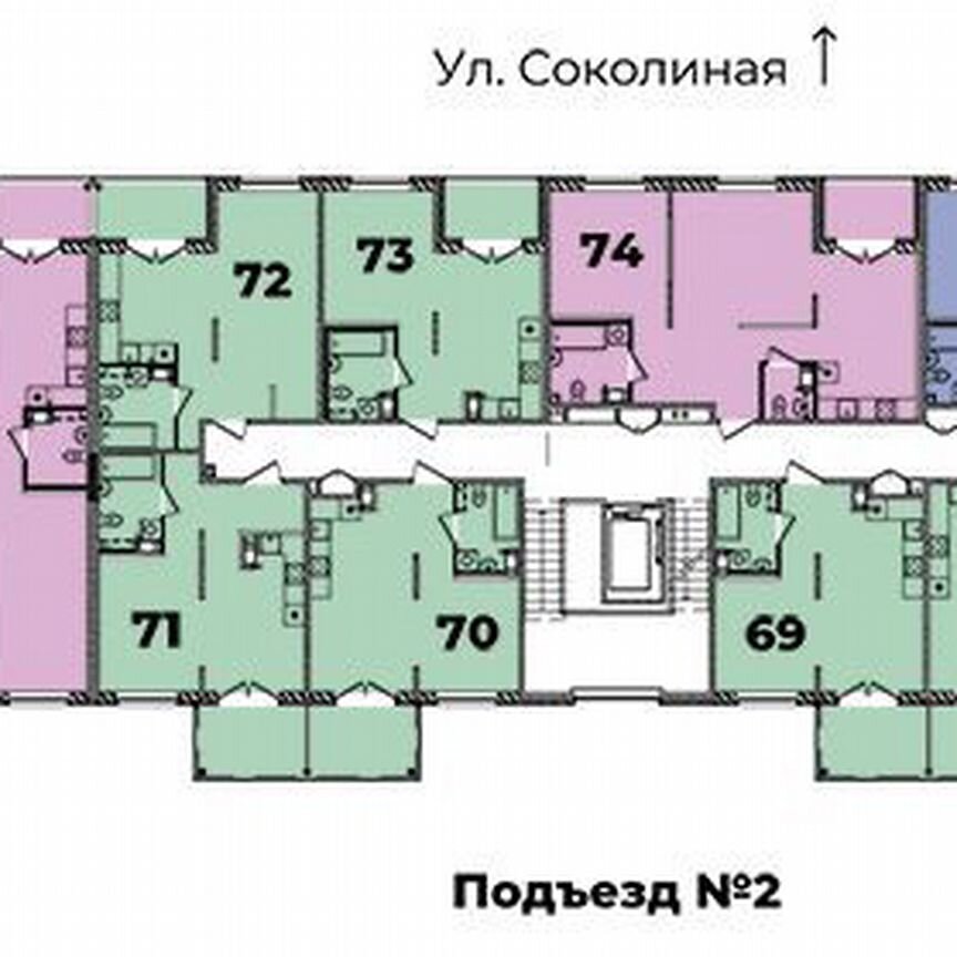 1-к. квартира, 35,5 м², 4/4 эт.