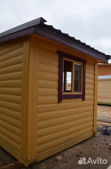 Мобильная баня из бруса под ключ