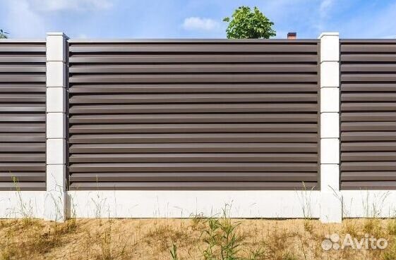 Забор жалюзи