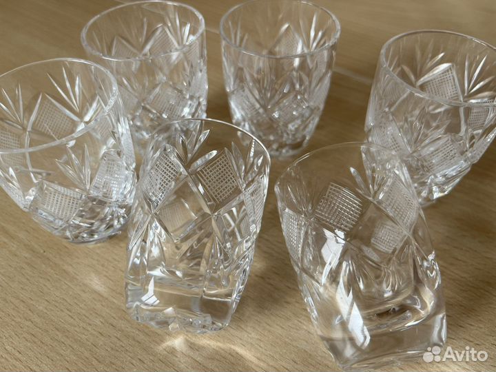 Хрустальные стаканы 5,5 см