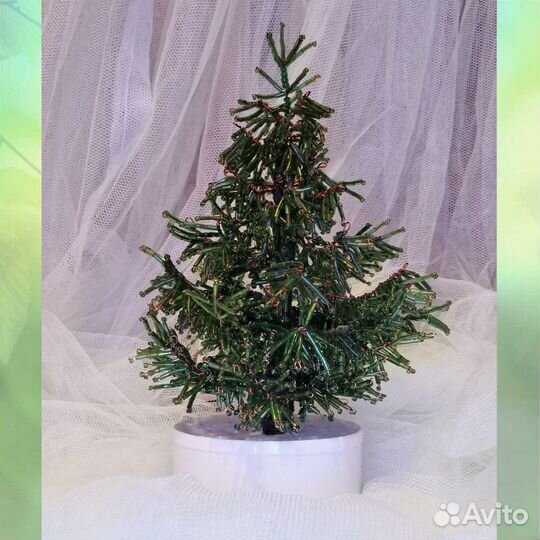 Деревья из бисера, цветы