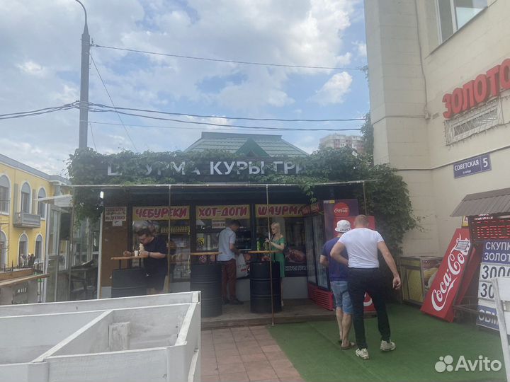 Кафе шаурма на рынке