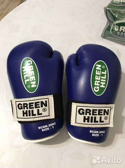 Боксерские перчатки детские экипировка (тхэквондо)