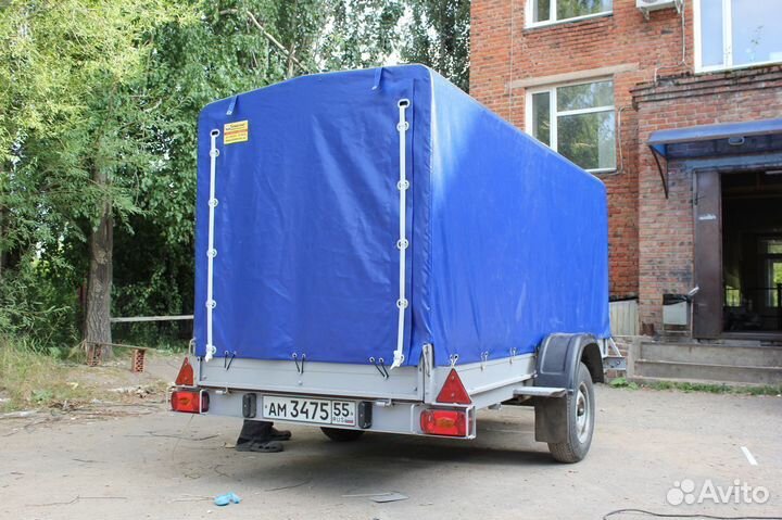 Тент Технотент на курганский прицеп