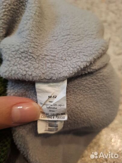 Зимние комплекты (шапка +шарф) 50-52