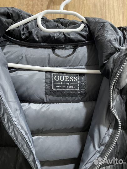 Пуховик Guess l-xl, оригинал