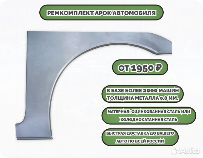 Ремонтные арки на автомобиль