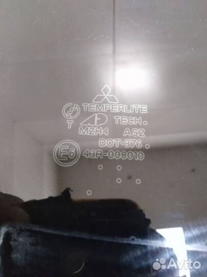 Стекло двери задней правой Mitsubishi Galant DJ/DM