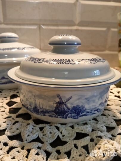 Супница фарфоровая гдр