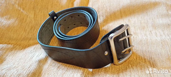 Ремень армейский кожаный