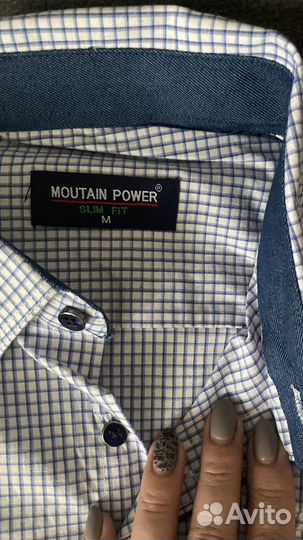 Рубашка хлопок, эластичная