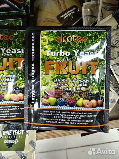 Дрожжи фруктовые Alcotec fruit 60 гр 10шт