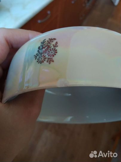 Масленка фарфоровая