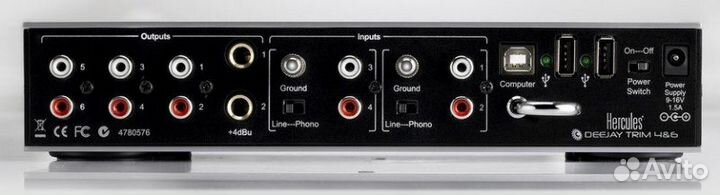 Аудиоинтерфейс hercules DJ trim 46 для диджеев