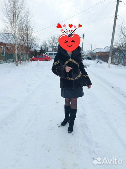 Мутоновый полушубок