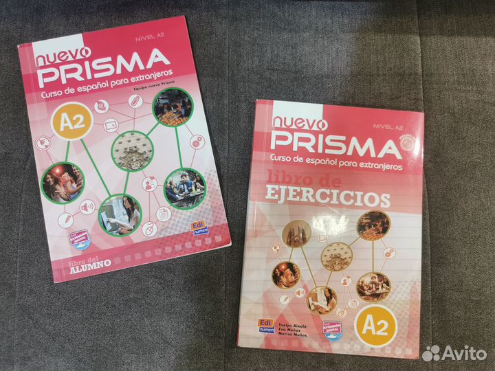 Учебник и рабочая тетрадь Nuevo Prisma A2