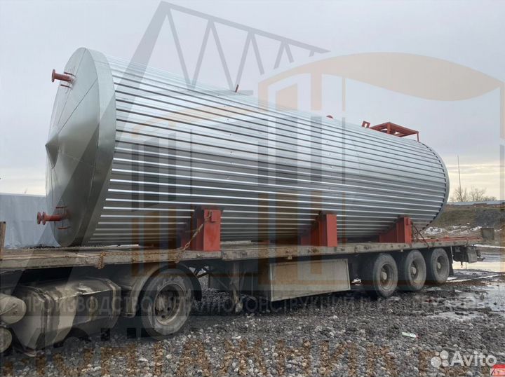 Резервуар Горизонтальный Стальной на заказ 100/40