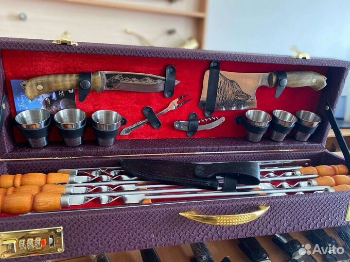 Шашлычный набор в кейсе