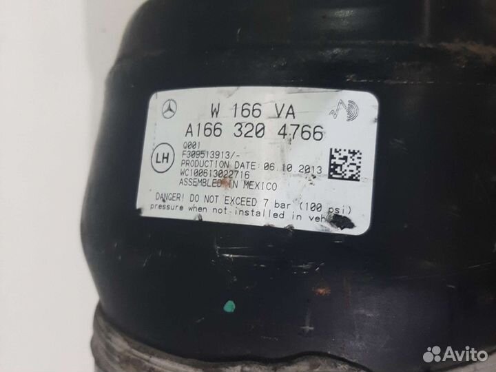 Стойка пневмоподвеская mercedes w166